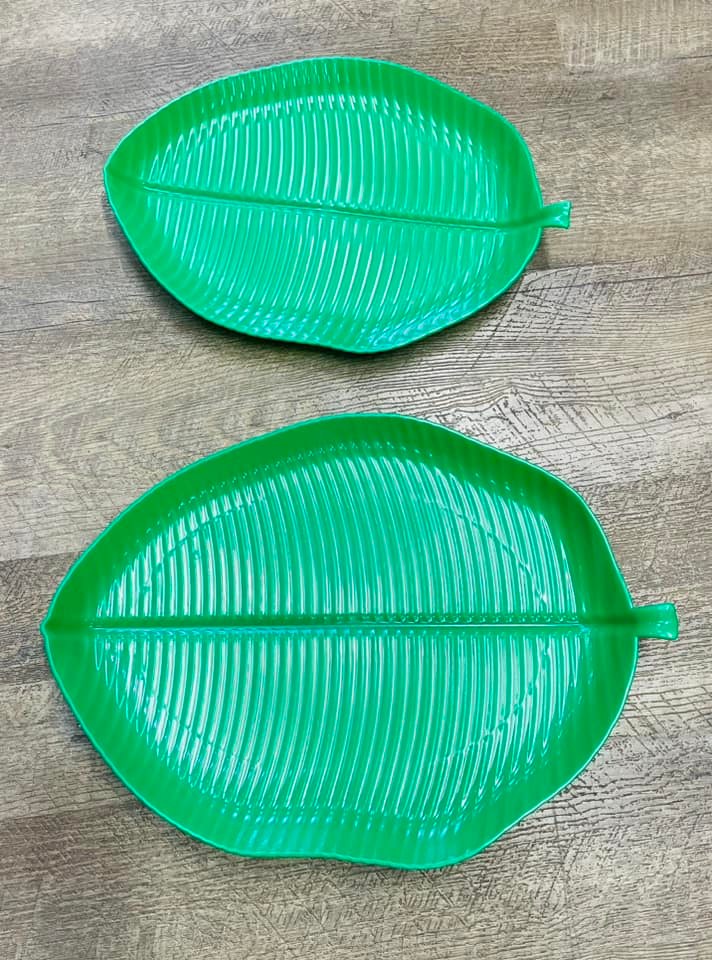 BANANA LEAF PLATE DESIGN 14.5" small