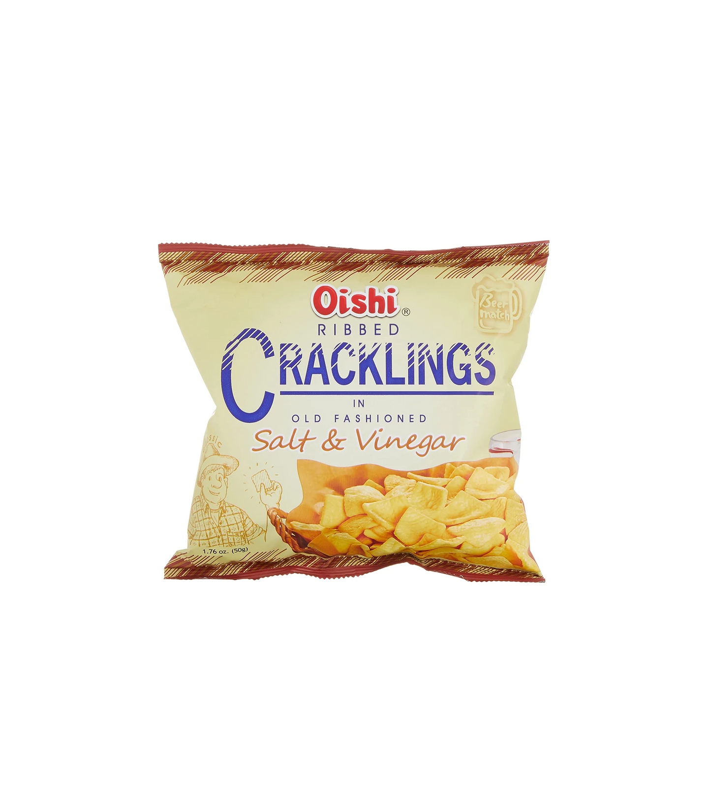 OISHI CRACKLINGS WITH S&V ( BEERMATCH ) 50 GM SM