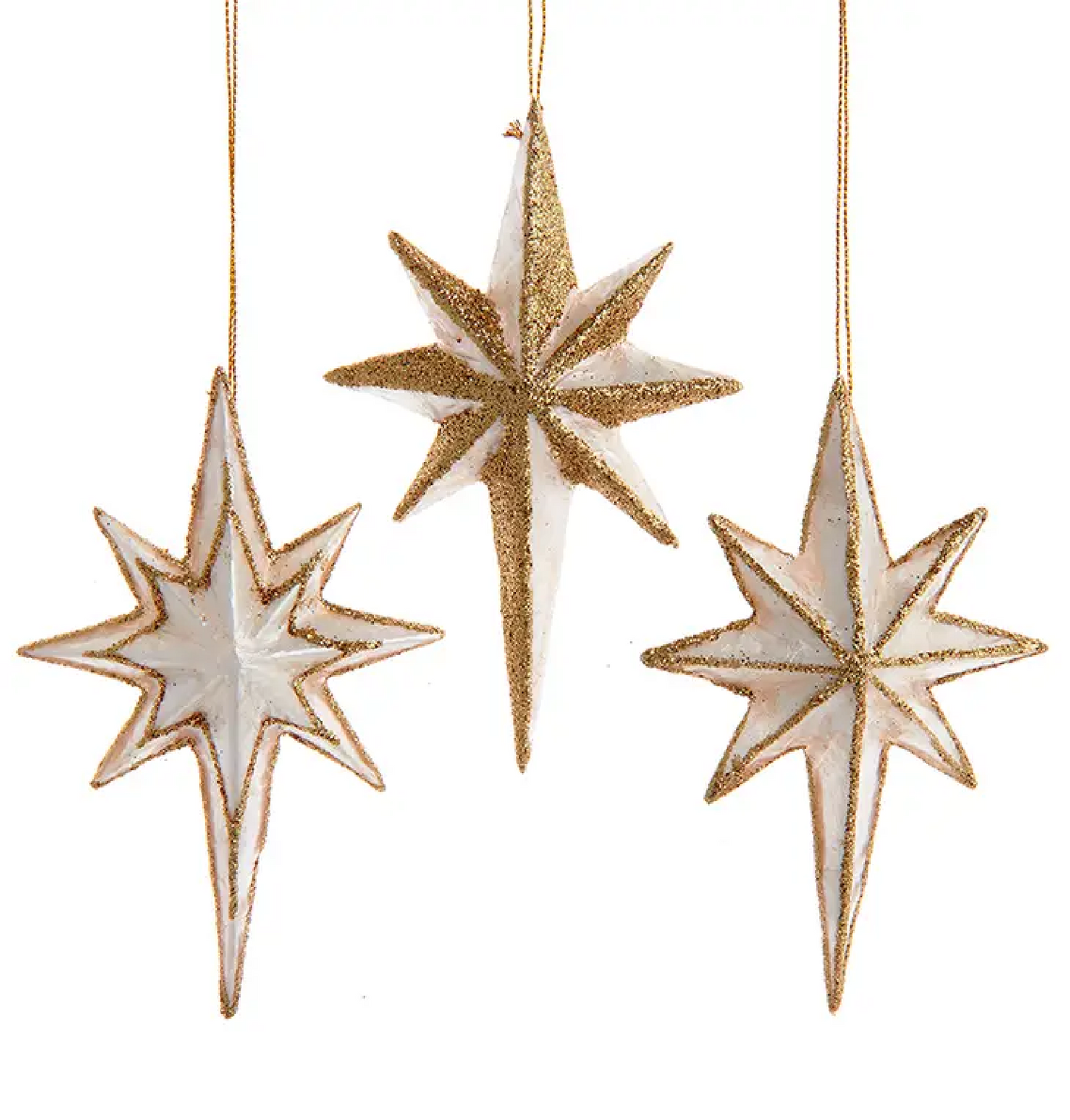KA CAPIZ GOLD BETHLEHEM STAR 1 PC - S0407