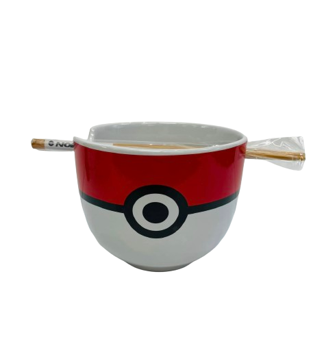 POKEMON GO CERAMIC BOWL WITH CHOPSTICK
