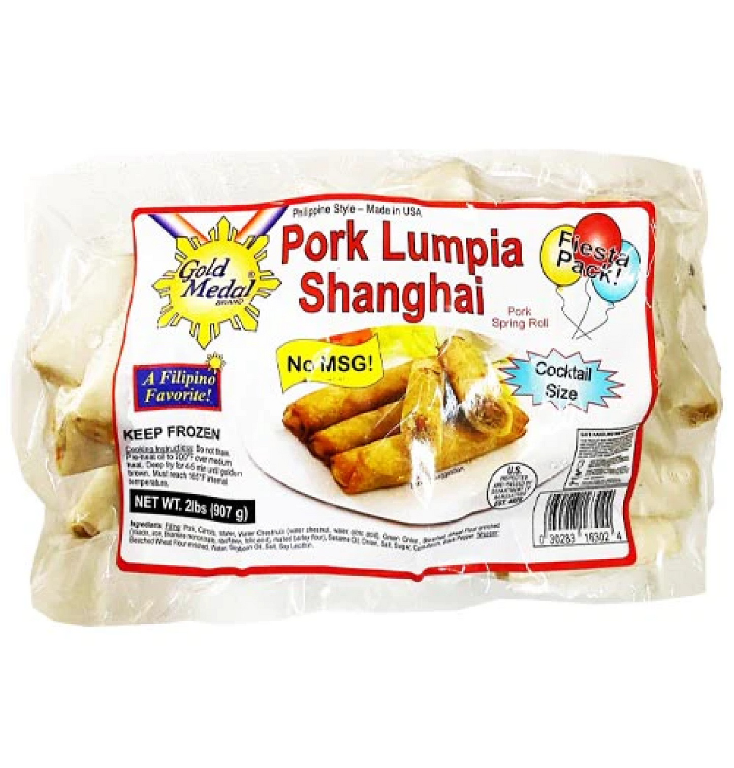 GOLD MEDAL PORK LUMPIANG SHANGHAI 2 LBS