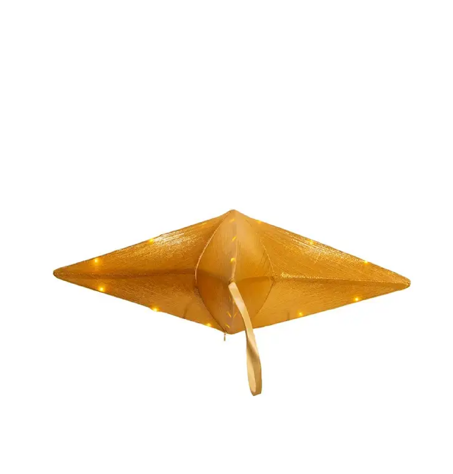 KA 26" LIGHT UP FOLDABLE GOLD PAROL/STAR - C2336GO