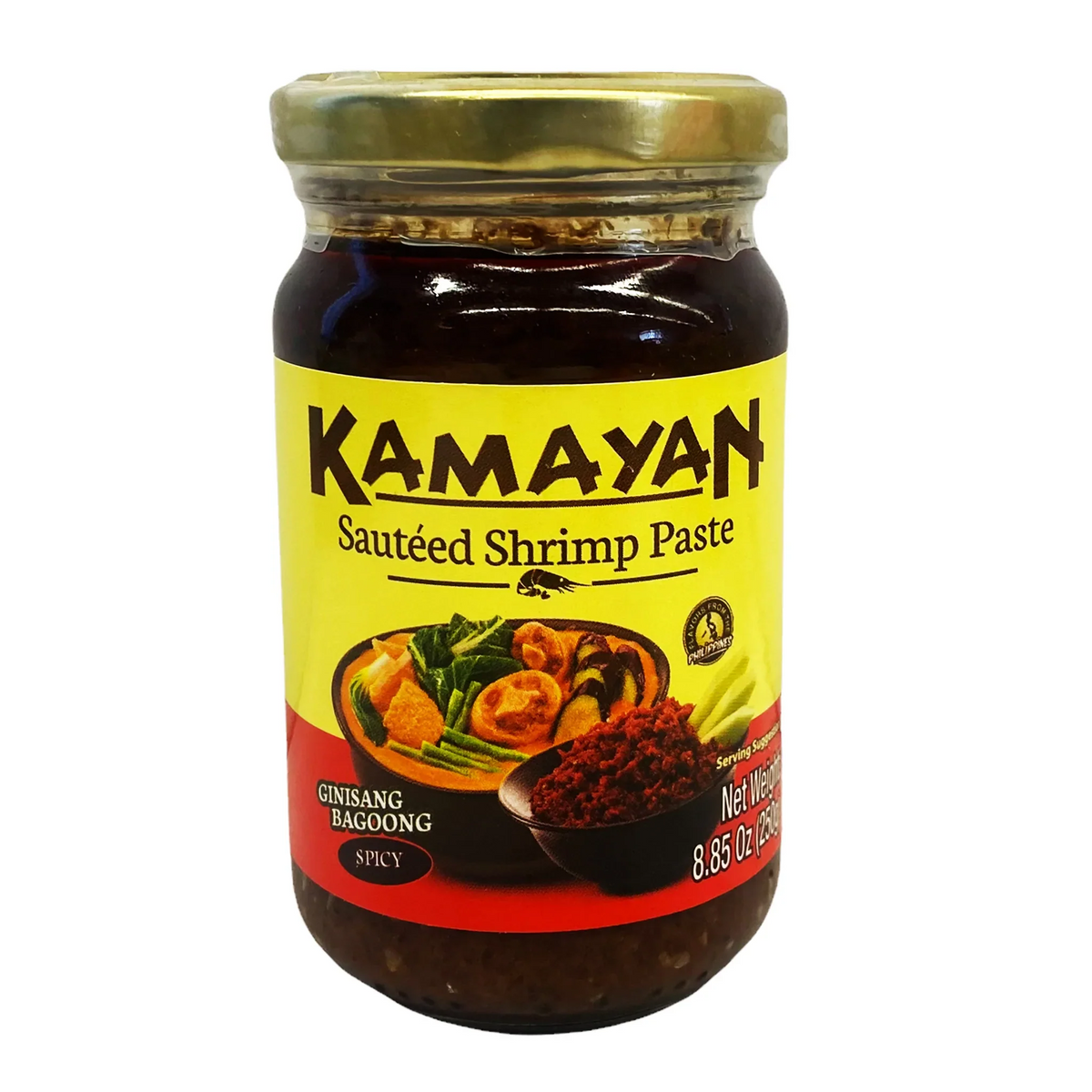 KAMAYAN COOKED BAGOONG SPICY 8.85 OZ