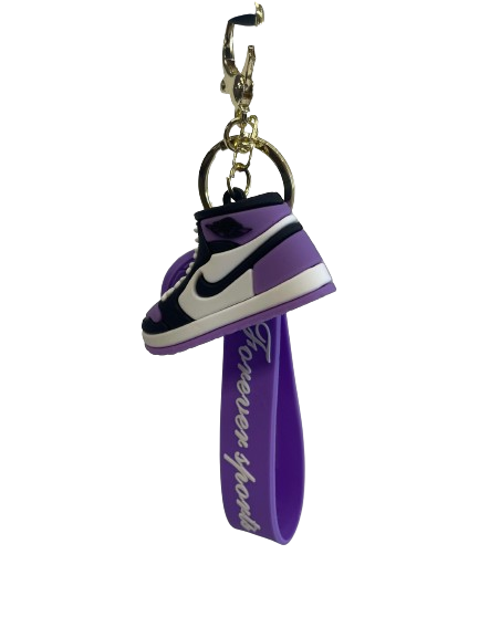 AIR JORDAN 1 PURPLE KEYCHAIN