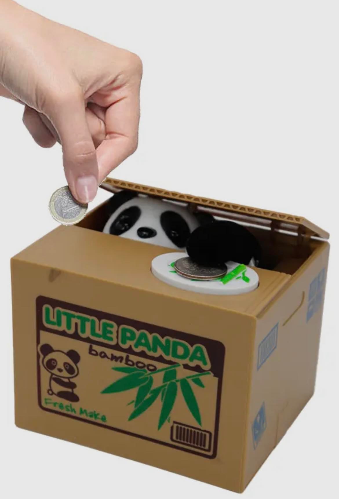 Panda Fun Stealing Money Cat Electric Piggy Bank (panda)