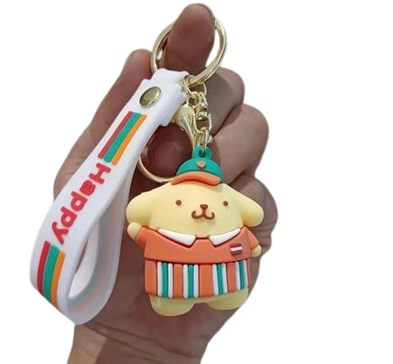 KEYCHAIN - POMPOMPURIN HAT