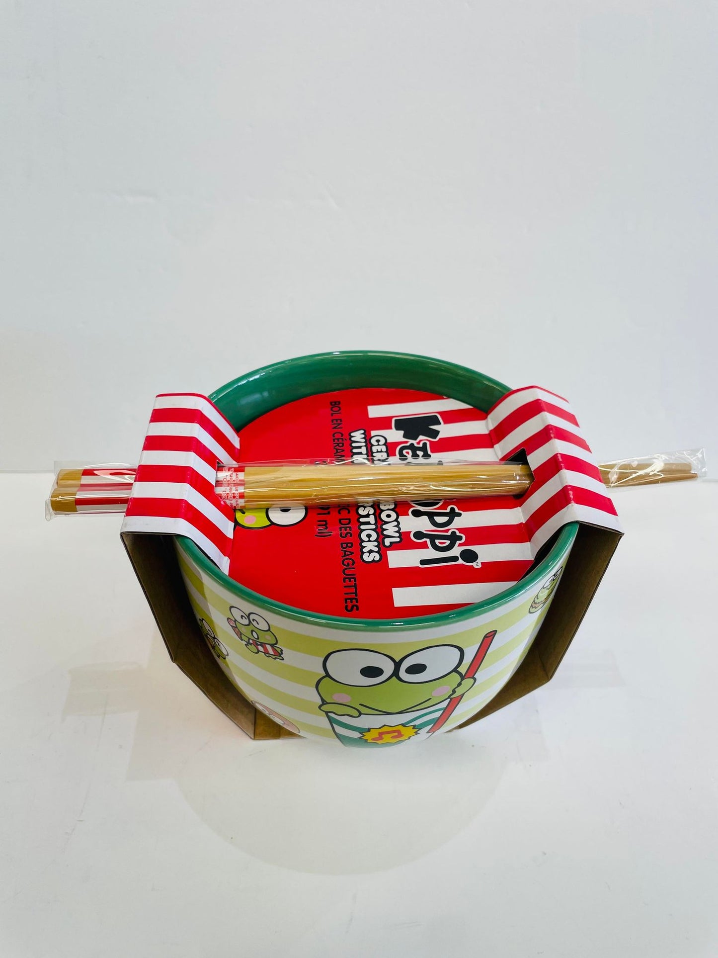 KEROPPI NOODLES RAMEN BOWL WITH CHOPSTICK