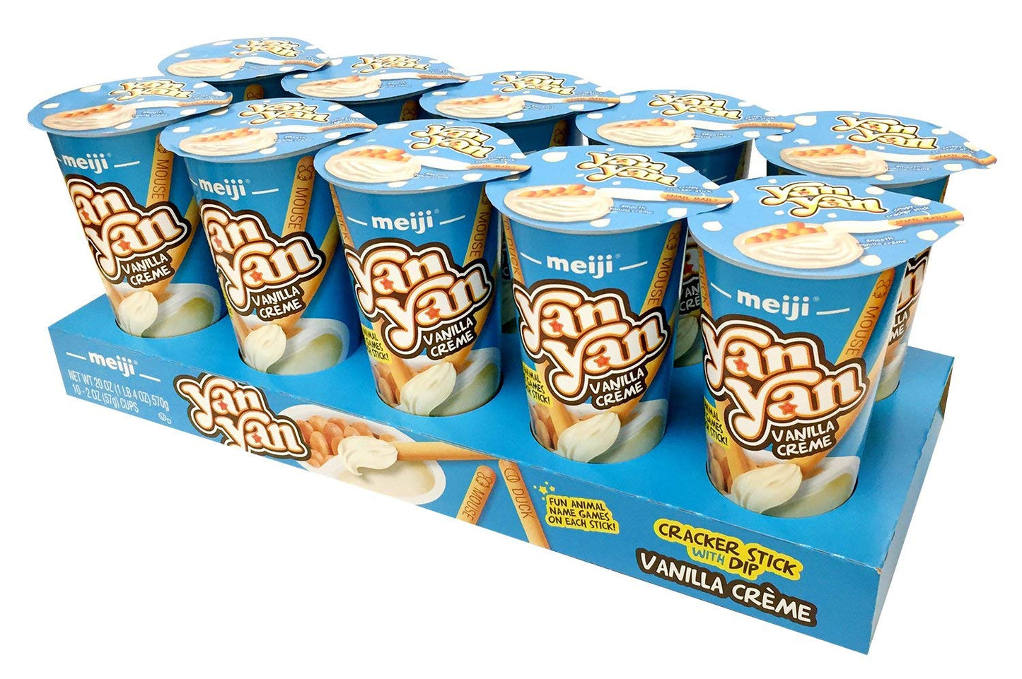 MEIJI YANYAN VANILLA 2 OZ X 10 PACK