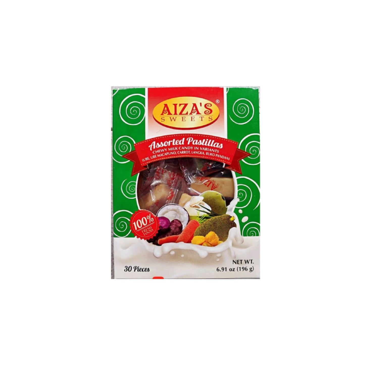 AIZA'S SWEET PASTILLAS ASSORTED 196 GRAMS