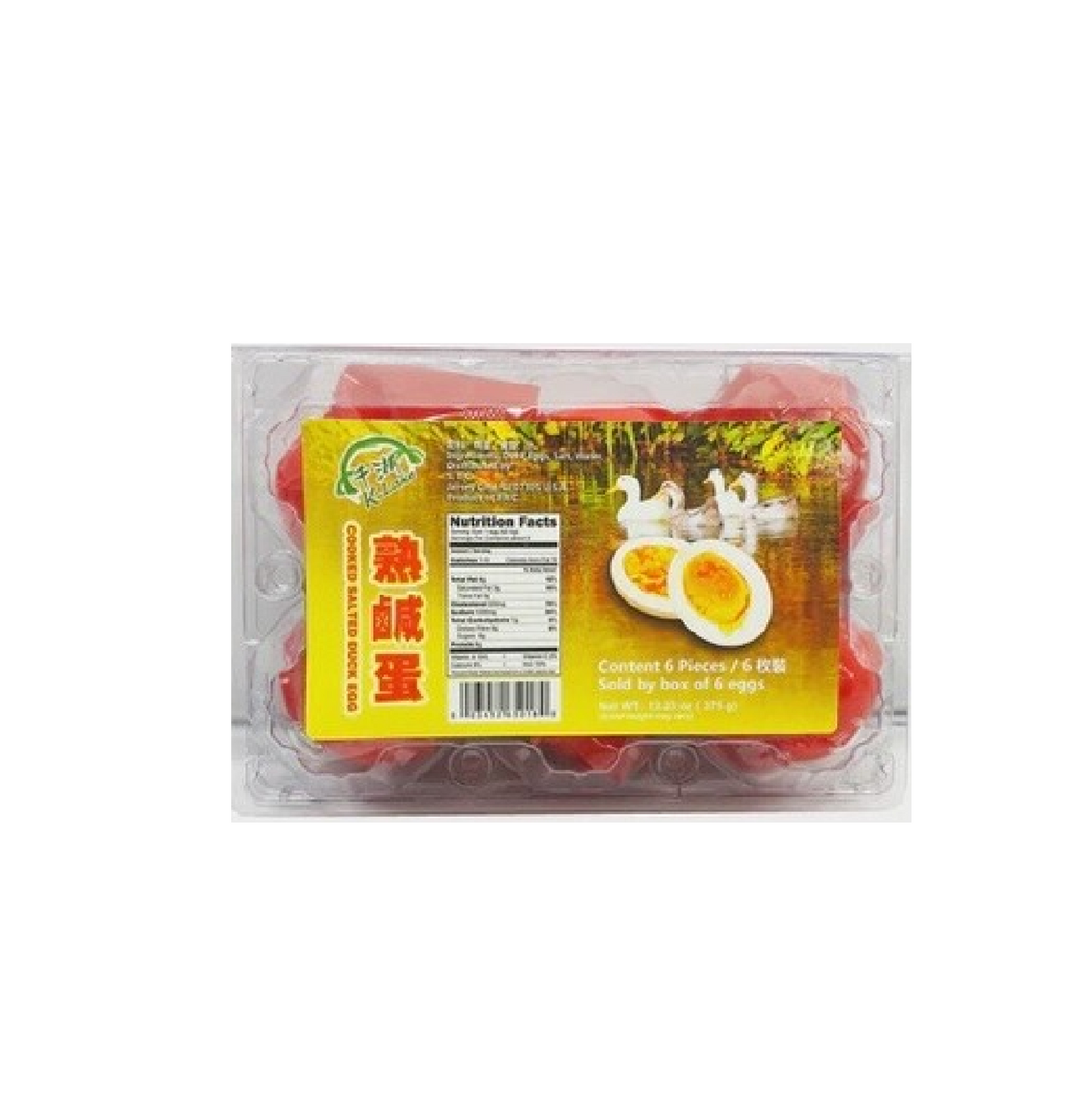 ASUKA SALTED DUCK EGGS 6 PCS