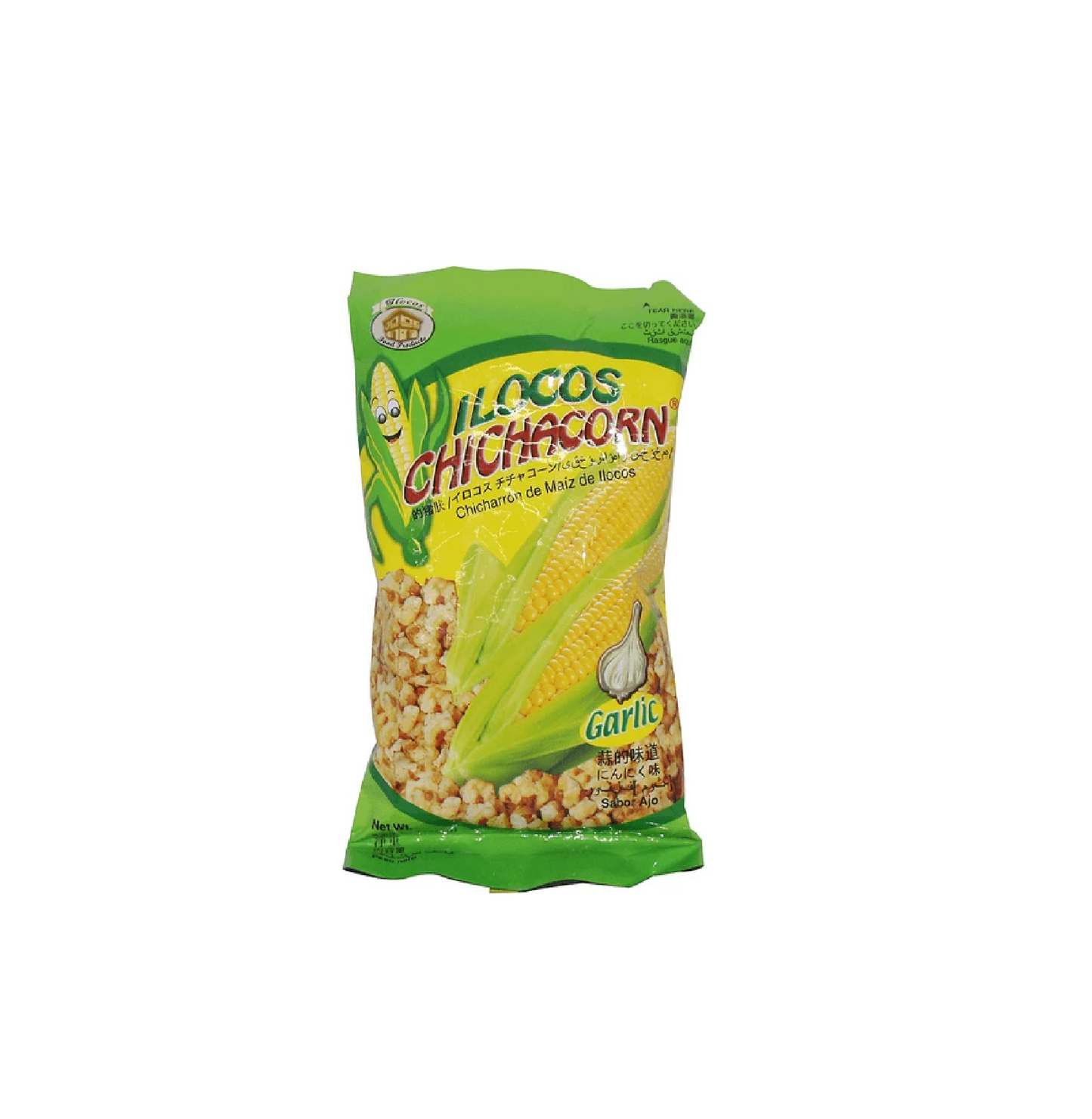 ILOCOS FOOD PROD CHICHACORN GARLIC 100 GRAMS