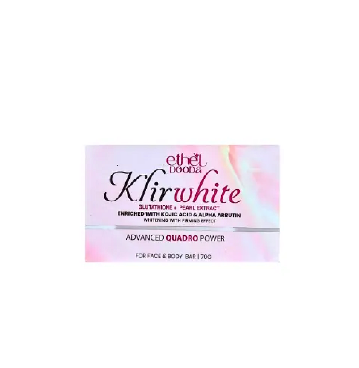 KLIRWHITE ETHEL BOOBA GLUTHA & PEARL EXTRACT SOAP