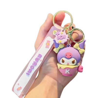 KEYCHAIN - SAN RIO KUROMI PURPLE