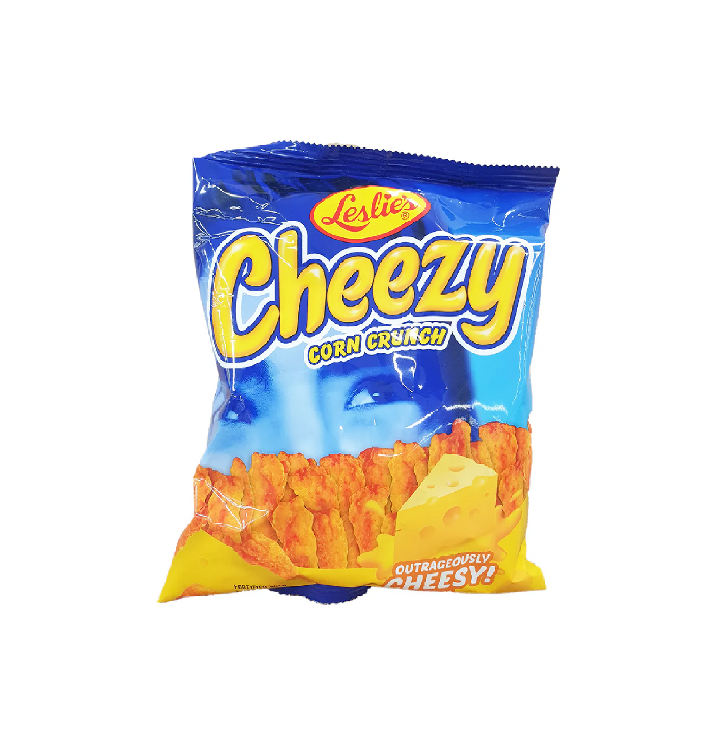 LESLIE'S CHEEZY CORN CRUNCH CHEESE FLAVOR