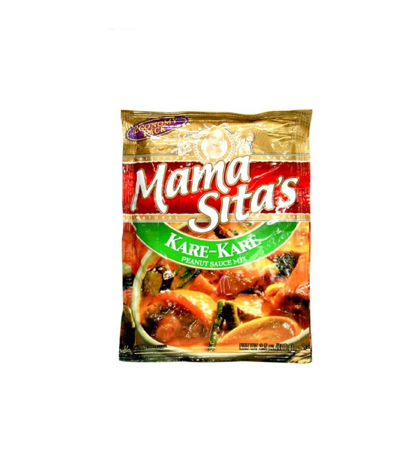 MAMA SITA PEANUT SAUCE (KARE-KARE) MIX (GREEN) 2 OZ