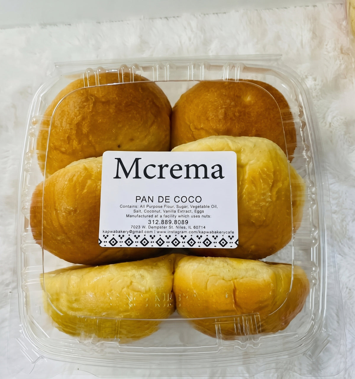MCREMA PAN DE COCO