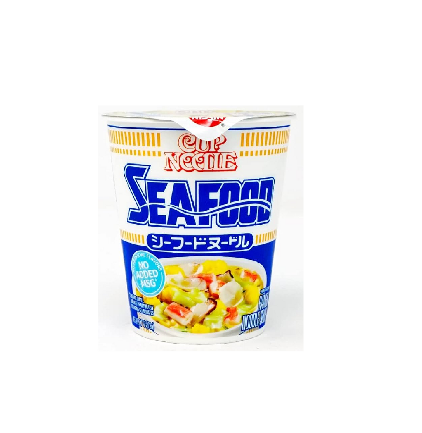 NISSIN CUP NOODLES SEAFOOD 2.68 OZ