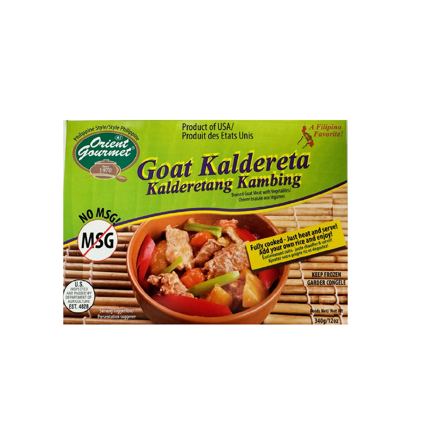 ORIENT GOURMET GOAT CALDERETA 12 OZ