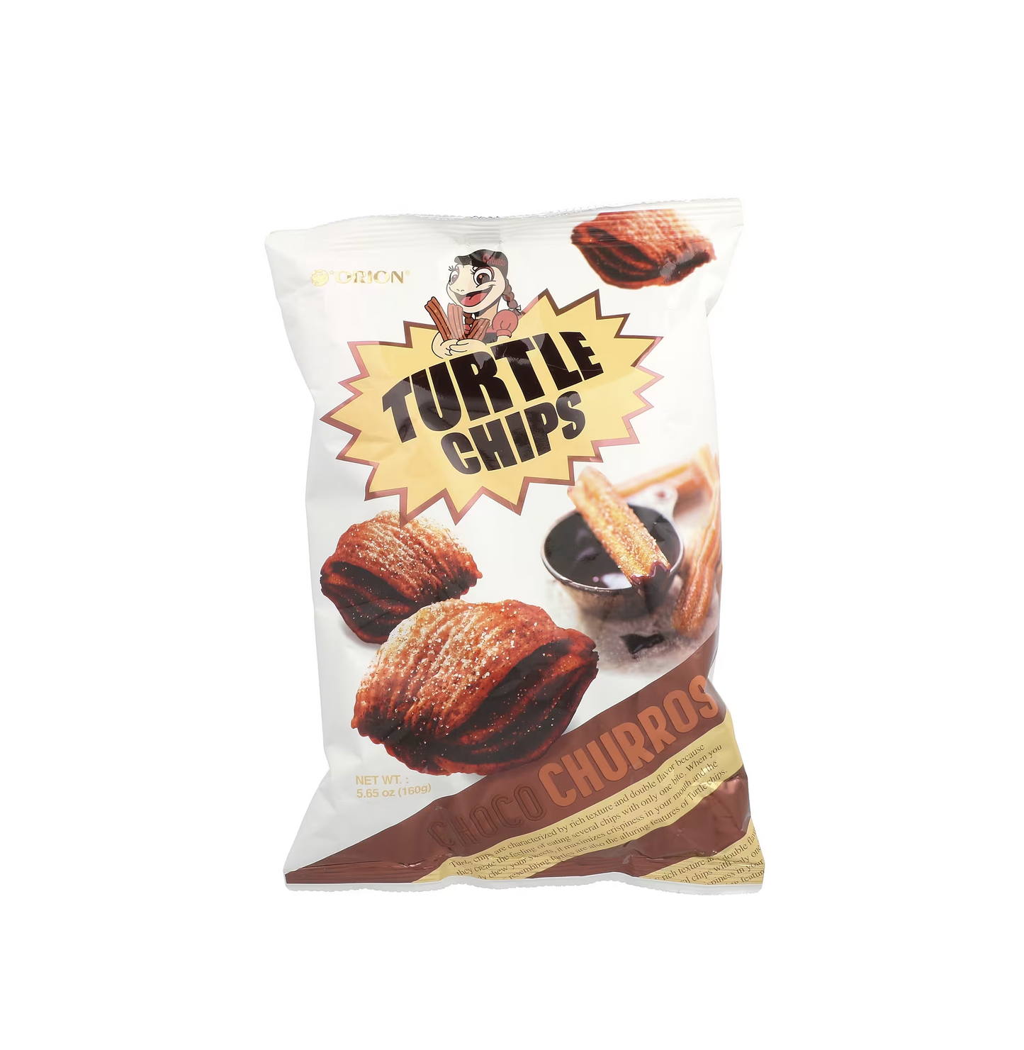 ORION TURTLE CHOCO CHIPS 160 GRAMS