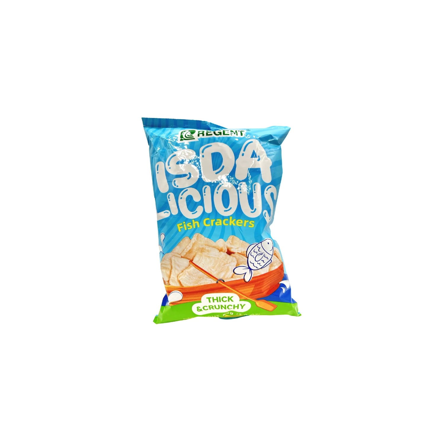 REGENT ISDALICIOUS FISH CRACKERS 85 GRAMS