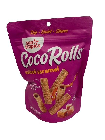 SUN TROPICS COCO ROLL SALTED CARAMEL 113G