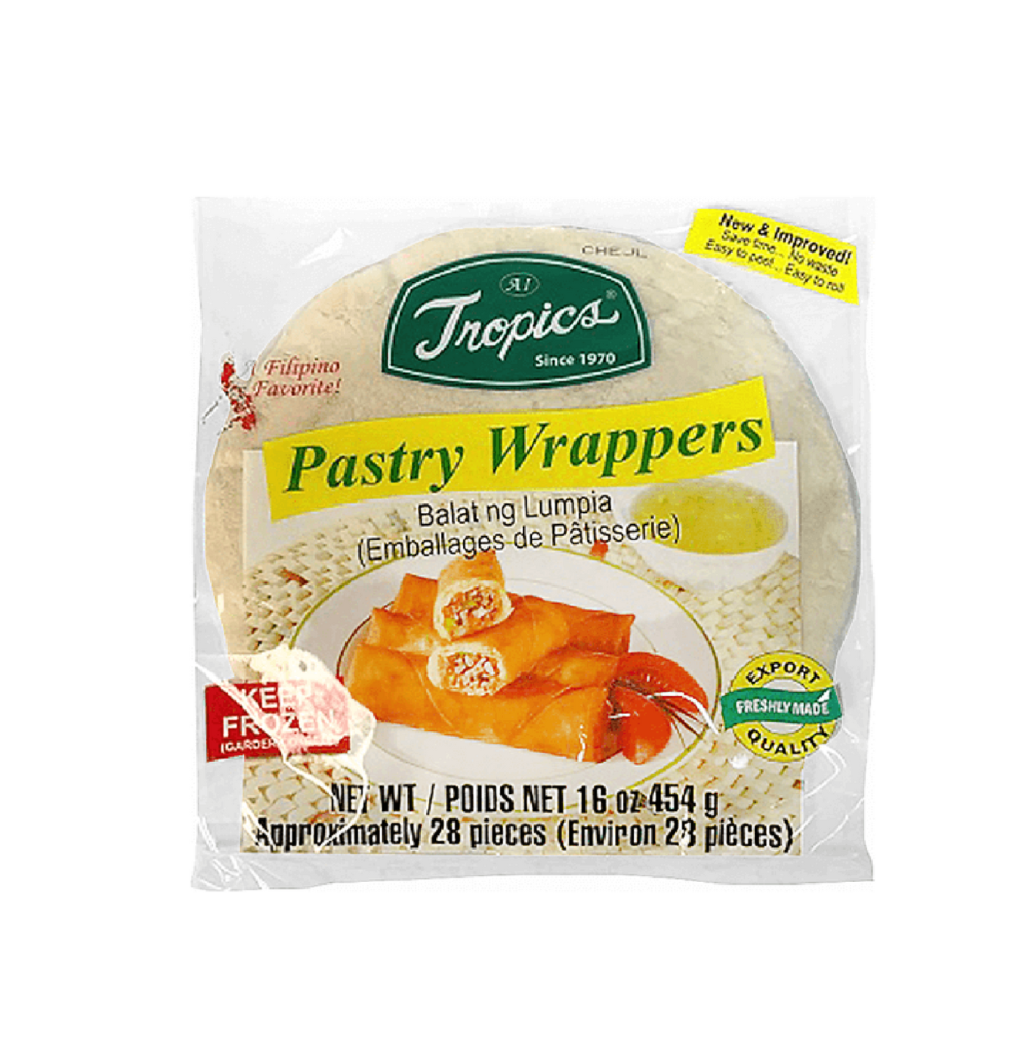 TROPICS PASTRY WRAPPER WITH SEPARATOR