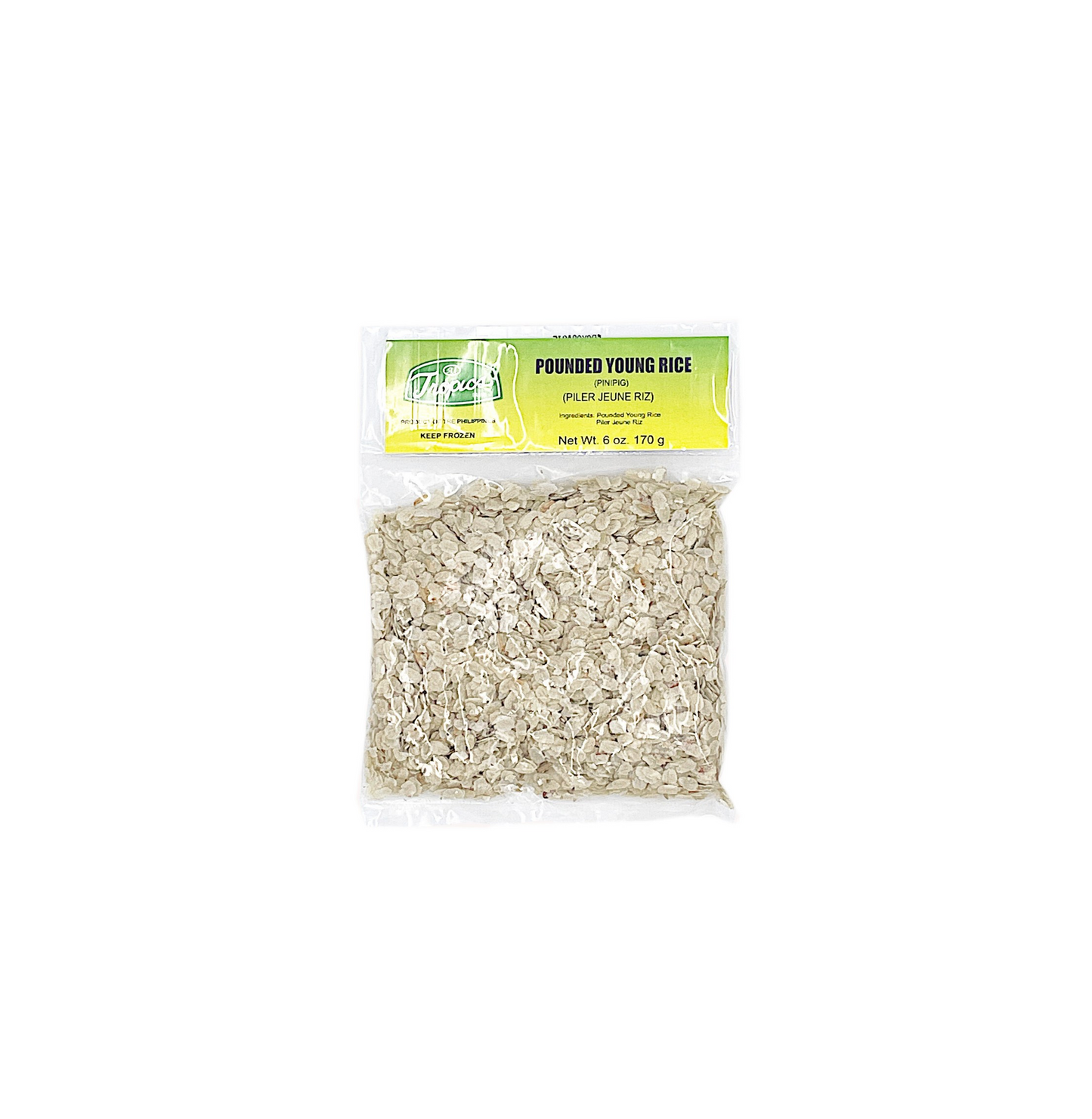 TROPICS PINIPIG RAW POUNDED RICE 6 OZ
