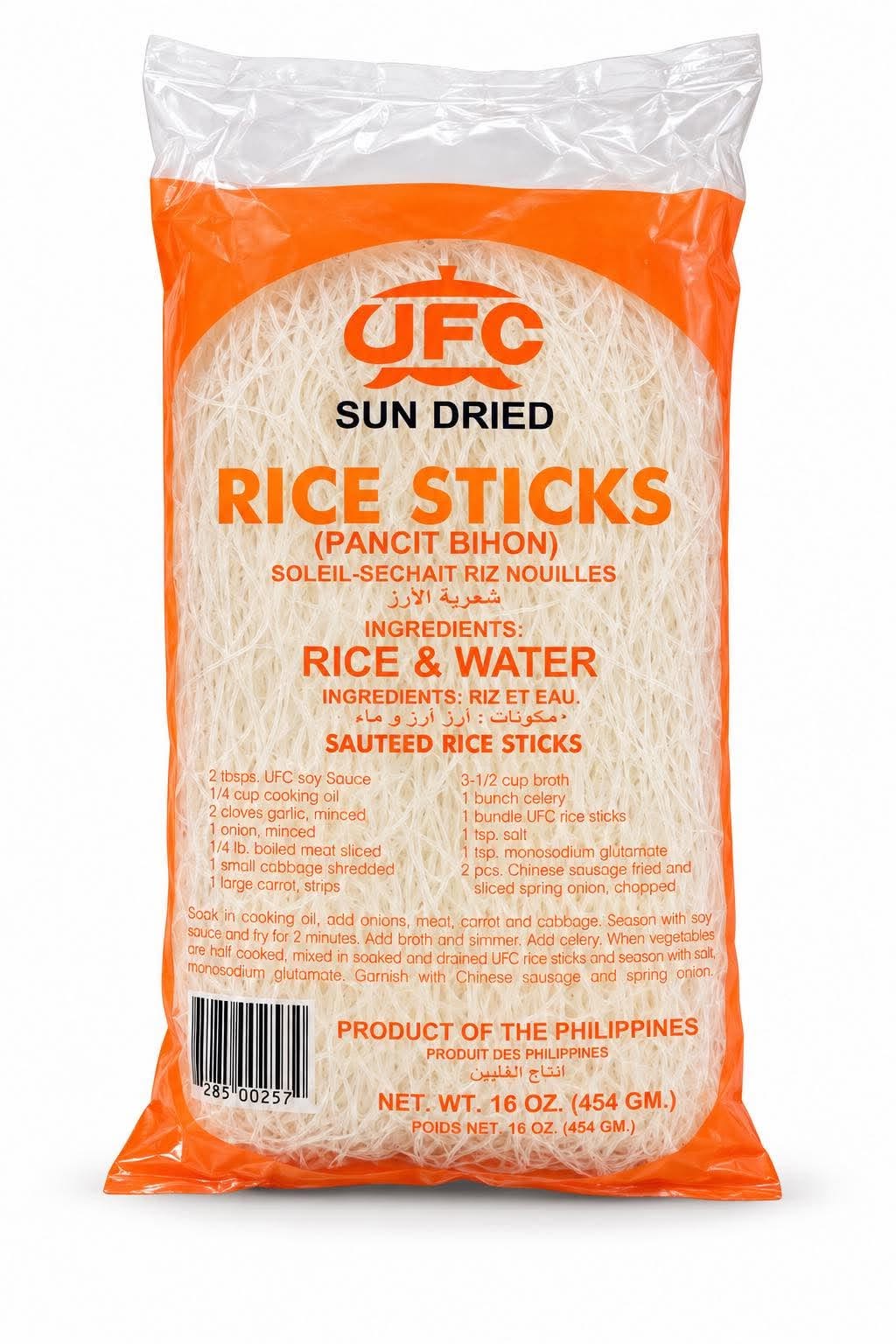 UFC SUN DRIED RICE STICKS