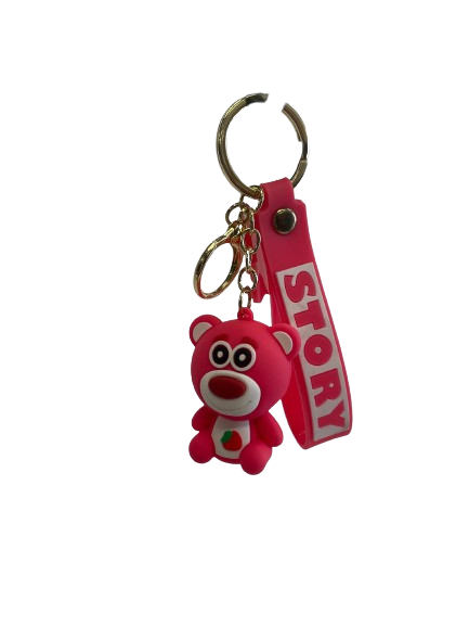 KEYCHAIN - BEAR PINK