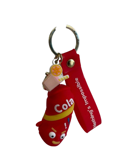 KEYCHAIN - COLA RED