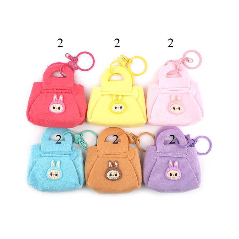 Monster Labubu Character Mini Bag Keychains