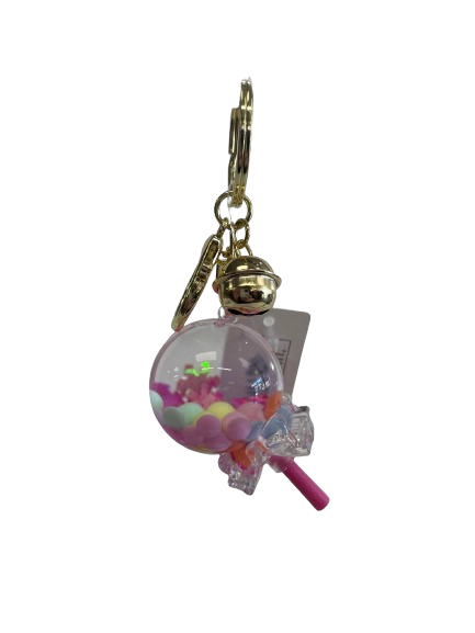 KEYCHAIN - LOLLIPOP PINK