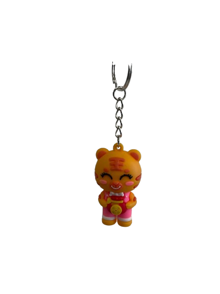 KEYCHAIN - LUCKY CAT ORANGE