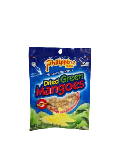 PHILIPPINE BRAND DRIED GREEN MANGOES 3.5 OZ
