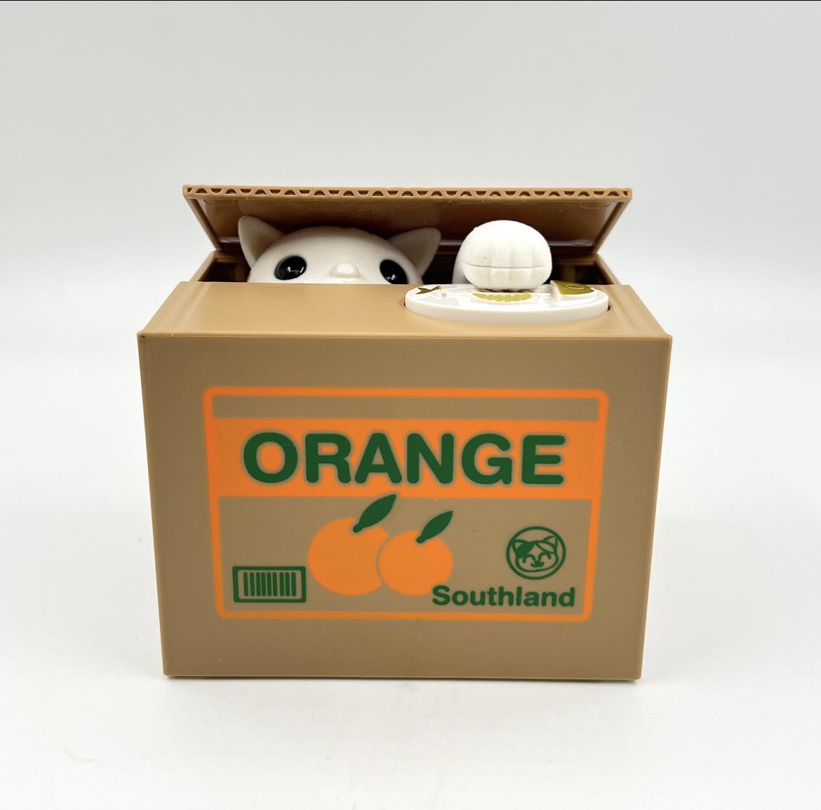 Panda Fun Stealing Money Cat Electric Piggy Bank (orange)