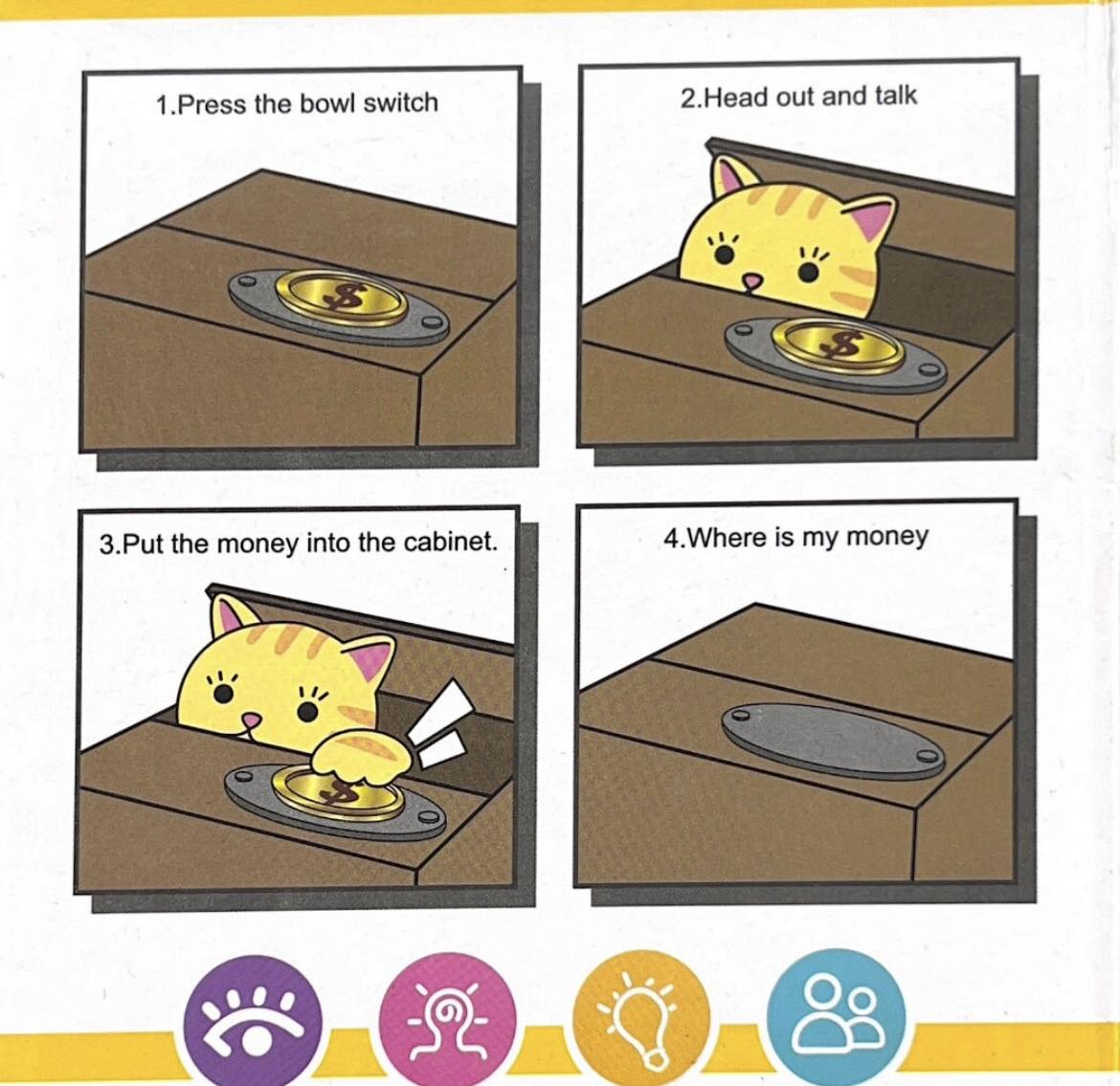 Panda Fun Stealing Money Cat Electric Piggy Bank (panda)