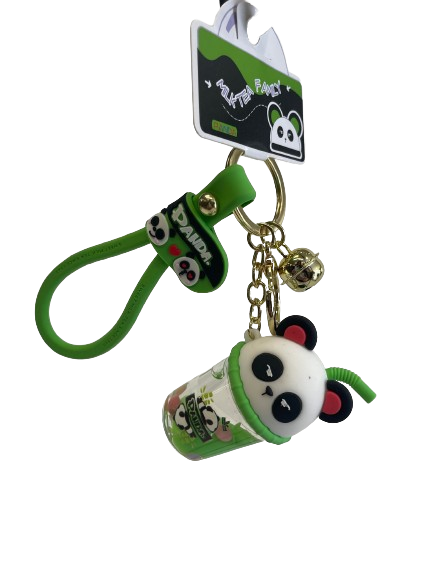 KEYCHAIN - PANDA GREEN