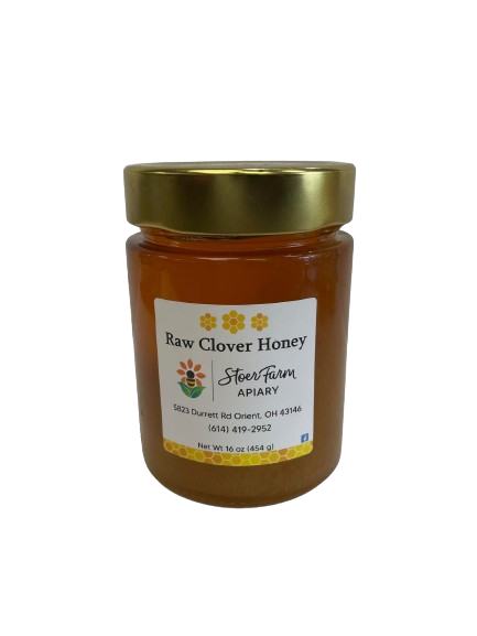 BLOSSOM'S HONEY HEAVEN PURE RAW HONEY 8 OZ JAR