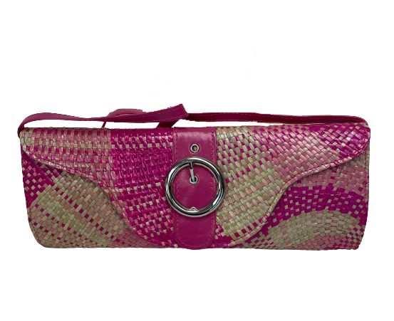 ABACA SHOULDER BAG PINK
