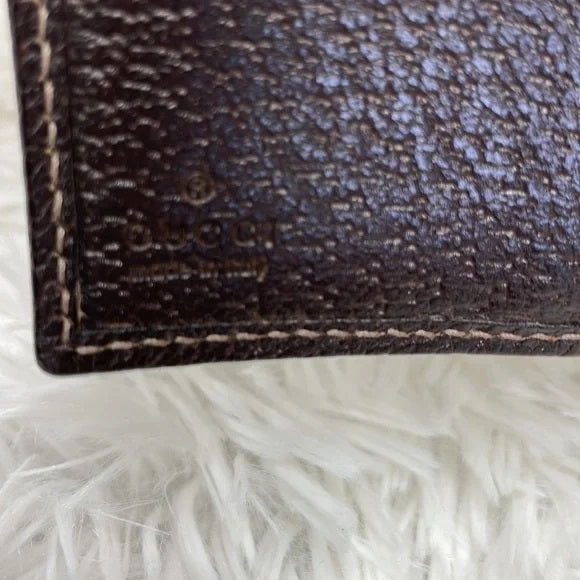 GUCCI BIFOLD MONOGRAM WEBLINE GG WALLET VGC