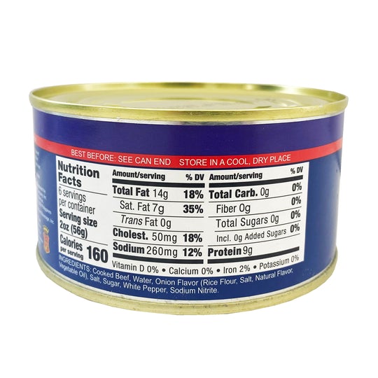 SAN MIG PUREFOODS CORNED BEEF 12 OZ ROUND