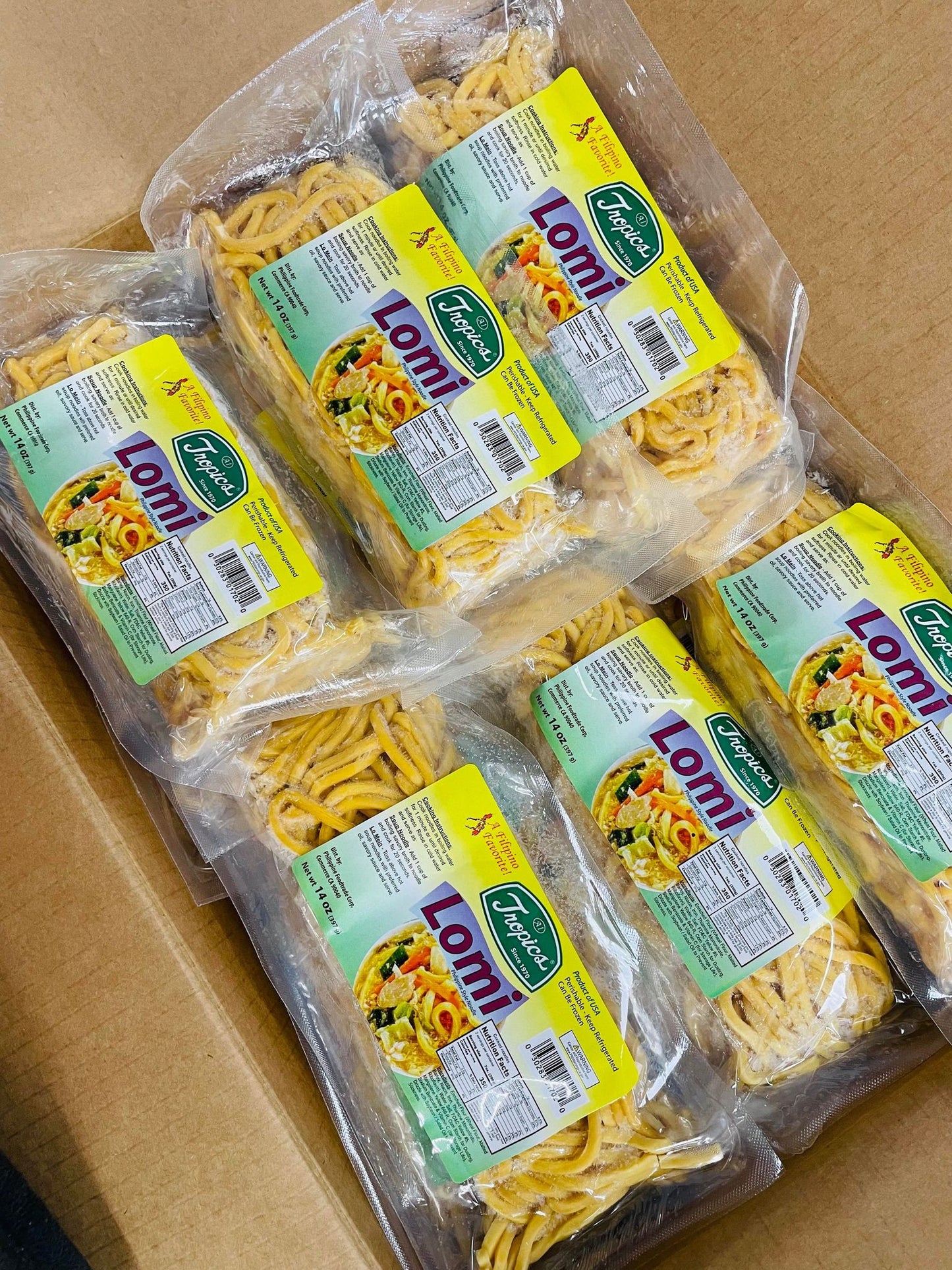 TROPICS LOMI FRESH FROZEN NOODLE 14 OZ