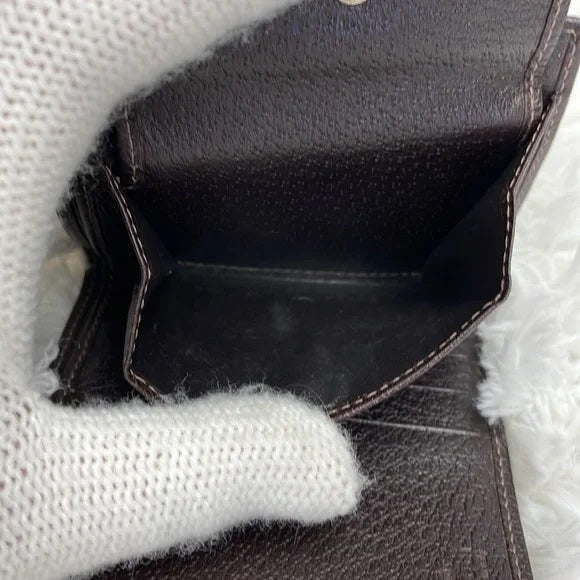 GUCCI BIFOLD MONOGRAM WEBLINE GG WALLET VGC
