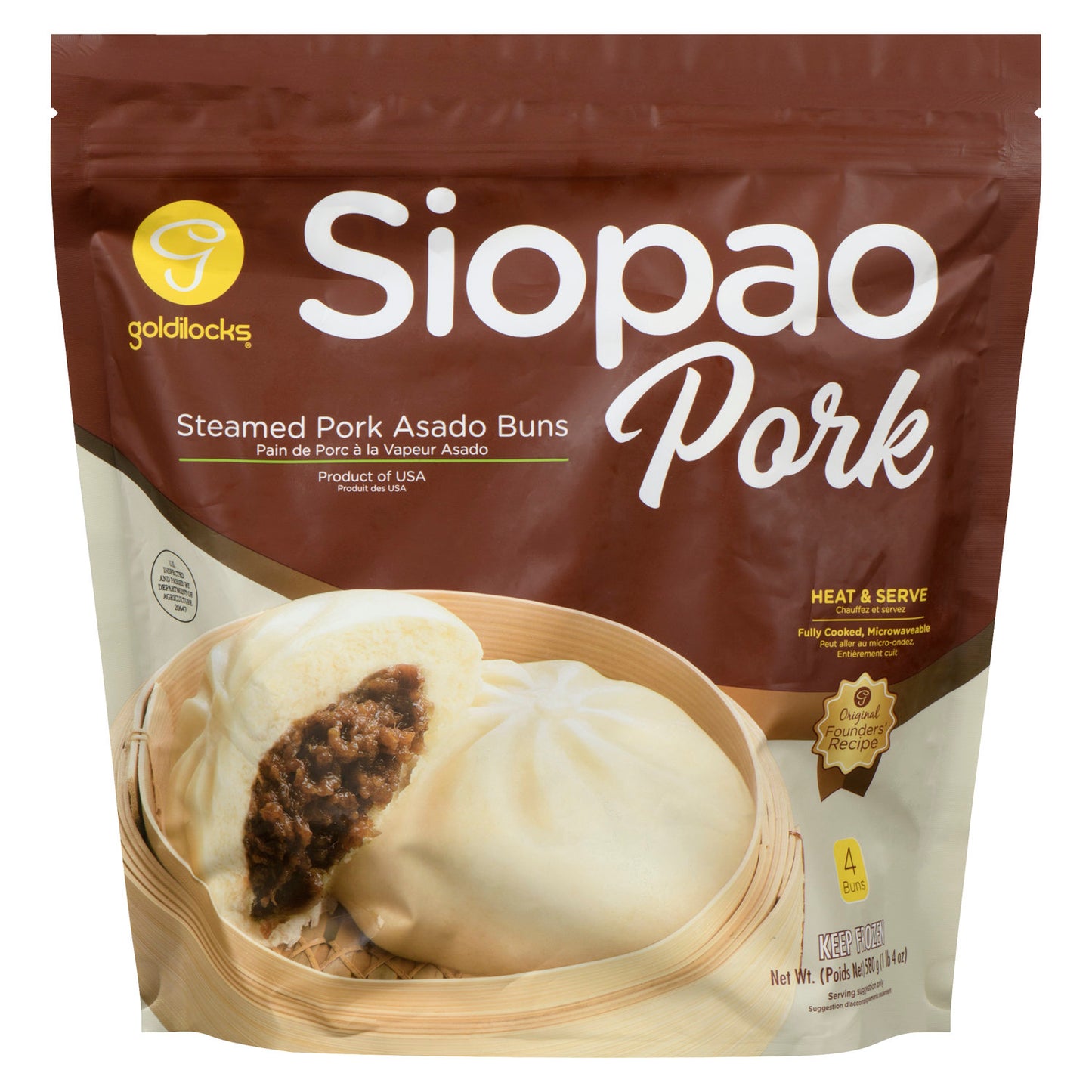 GOLDILOCKS PORK SIOPAO ASADO FROZEN