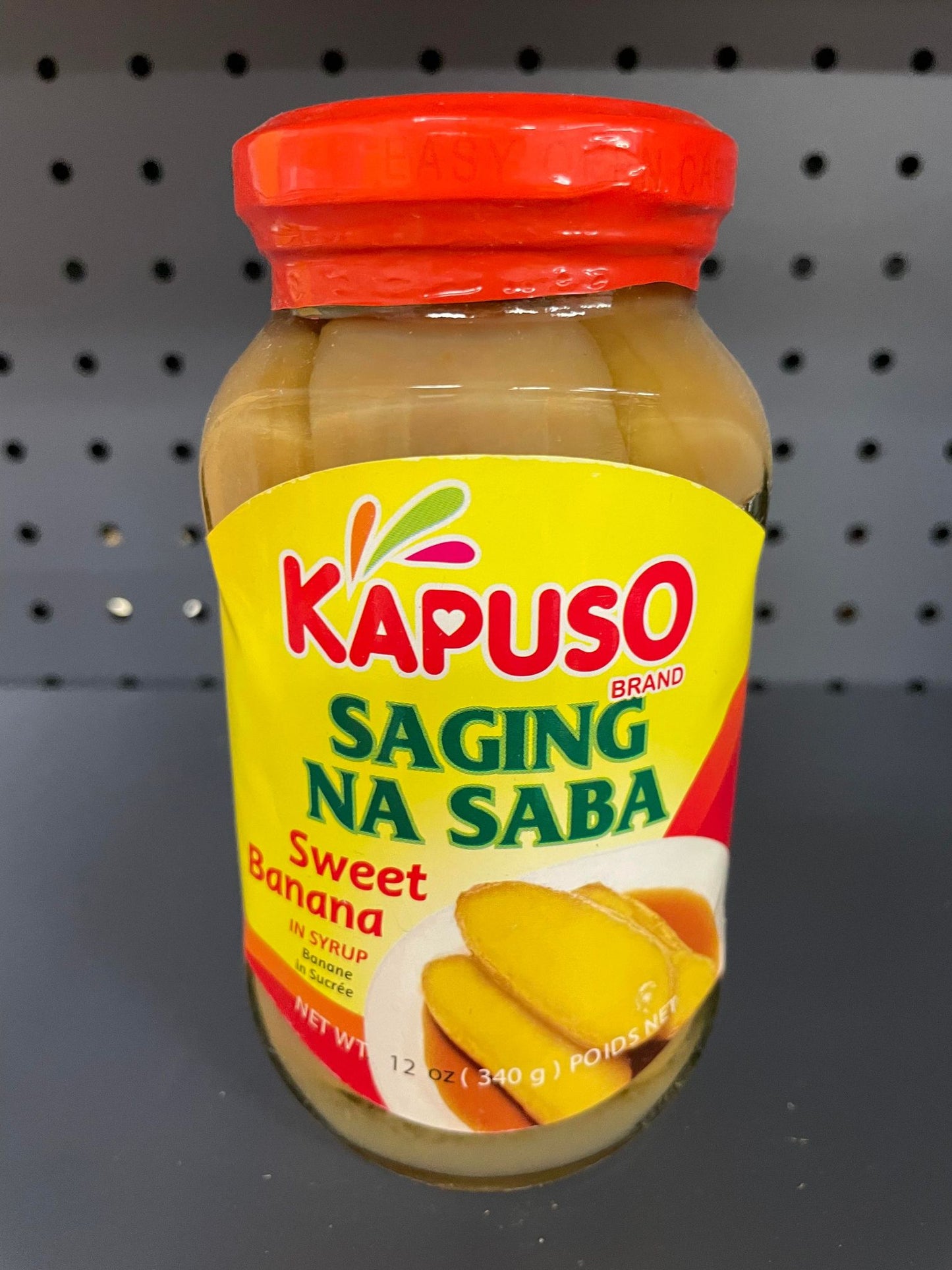 KAPUSO SWEET BANANA IN SYRUP 12 OZ