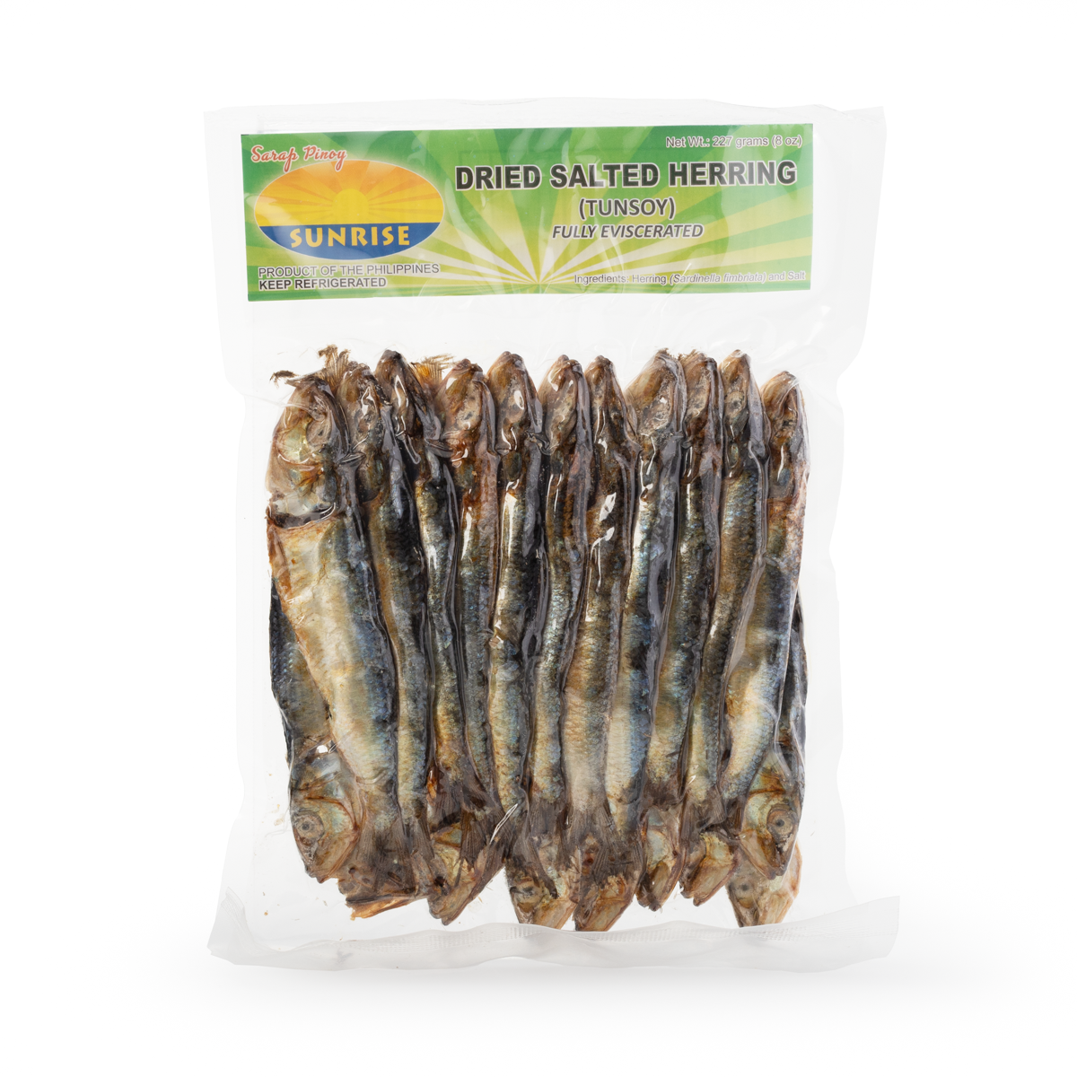 SUNRISE DRIED HERRING TUNSOY 227 GRAMS