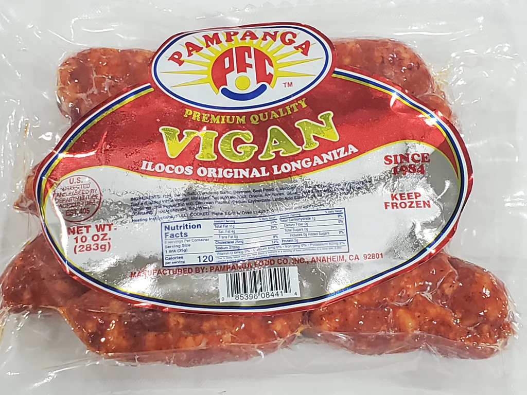 PAMPANGA VIGAN LONGANISA 10 OZ
