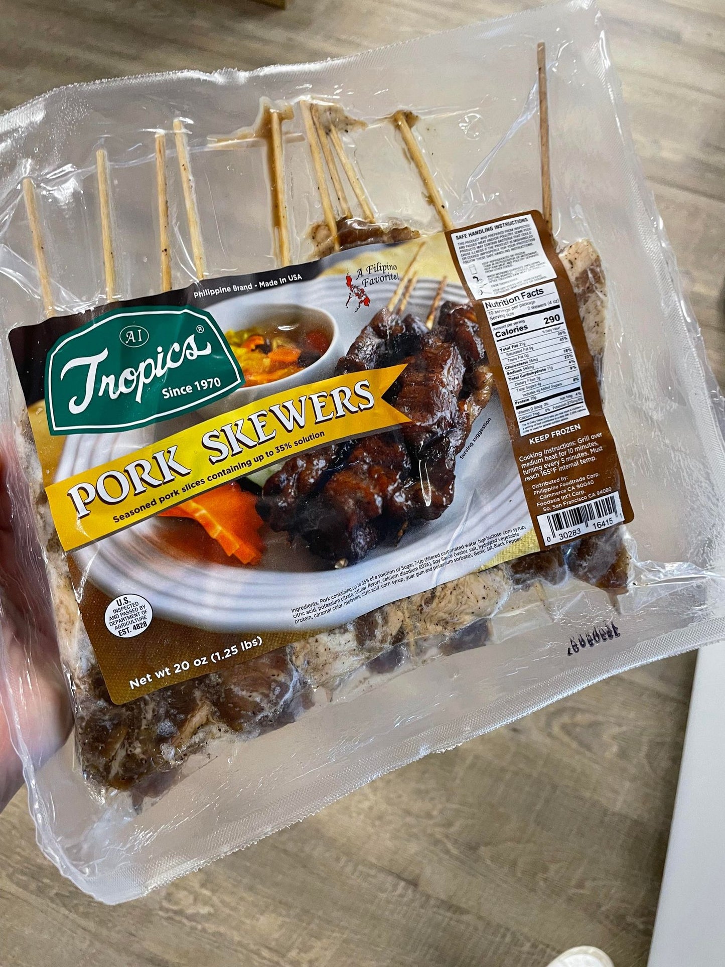 TROPICS BARBECUE 20 OZ 10 PCS