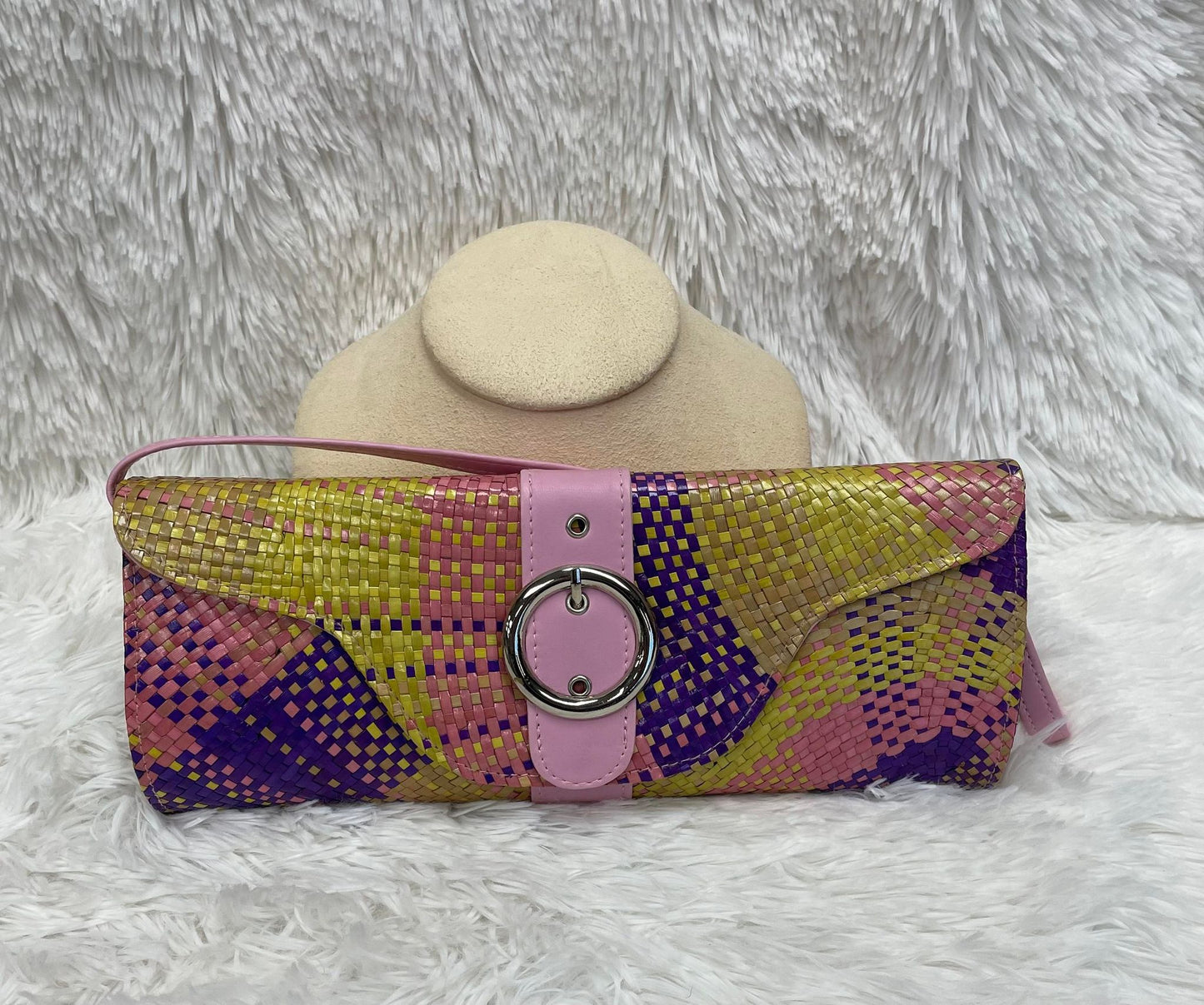 ABACA SHOULDER BAG COLORFUL