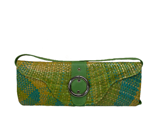 ABACA SHOULDER BAG GREEN